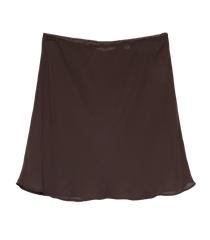MINI SKIRT SLIP -- UMBER
