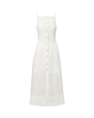 Georges Linen Midi Dress