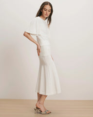 Cazian Knit Midi Skirt