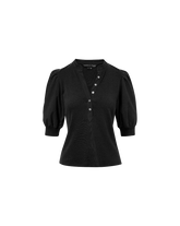 Coralee Puff-Sleeve Top