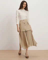 Patricka Layered Midi Skirt