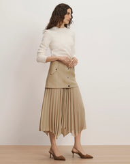 Patricka Layered Midi Skirt