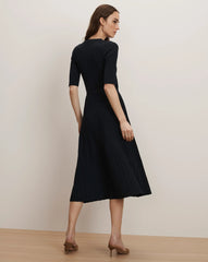 Elthea Belted Midi Dress
