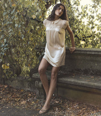 PERLE DRESS -- VANILLA