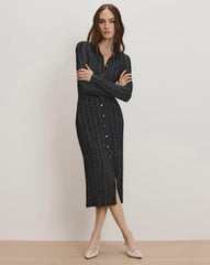 Barrett Plaid Midi Dress