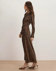 Irma Stretch-Silk Midi Dress