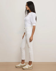 Coralee Puff-Sleeve Top