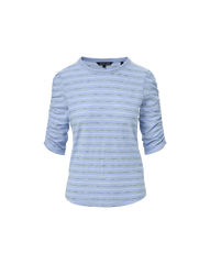 Waldorf Ruched-Sleeve T-Shirt