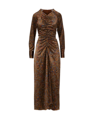 Irma Stretch-Silk Midi Dress