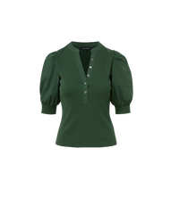 Coralee Puff-Sleeve Top