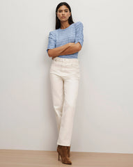 Waldorf Ruched-Sleeve T-Shirt