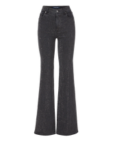 Crosbie Rhinestone Slim Wide-Leg Jean