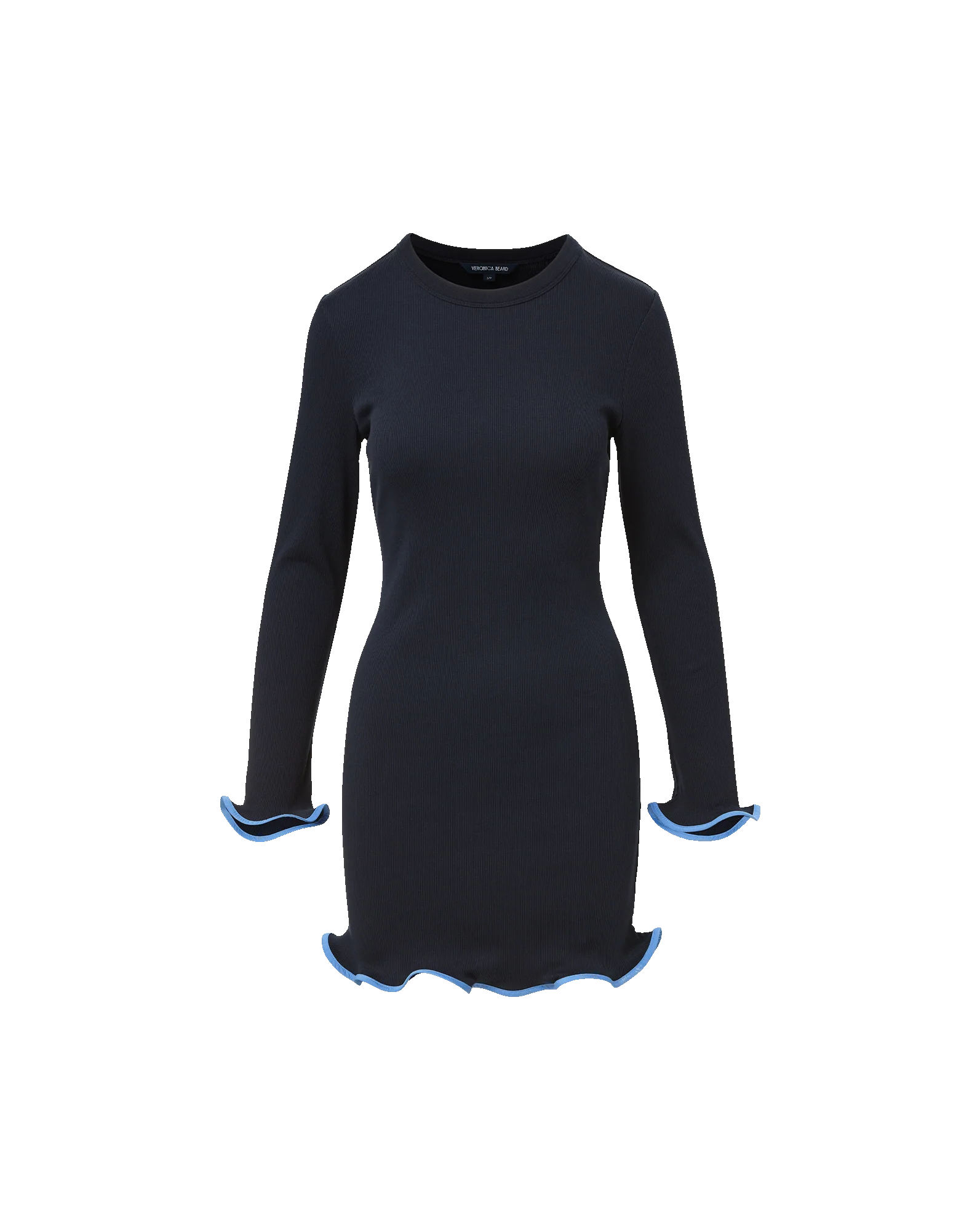 Baranova Ruffle-Trim Mini Dress