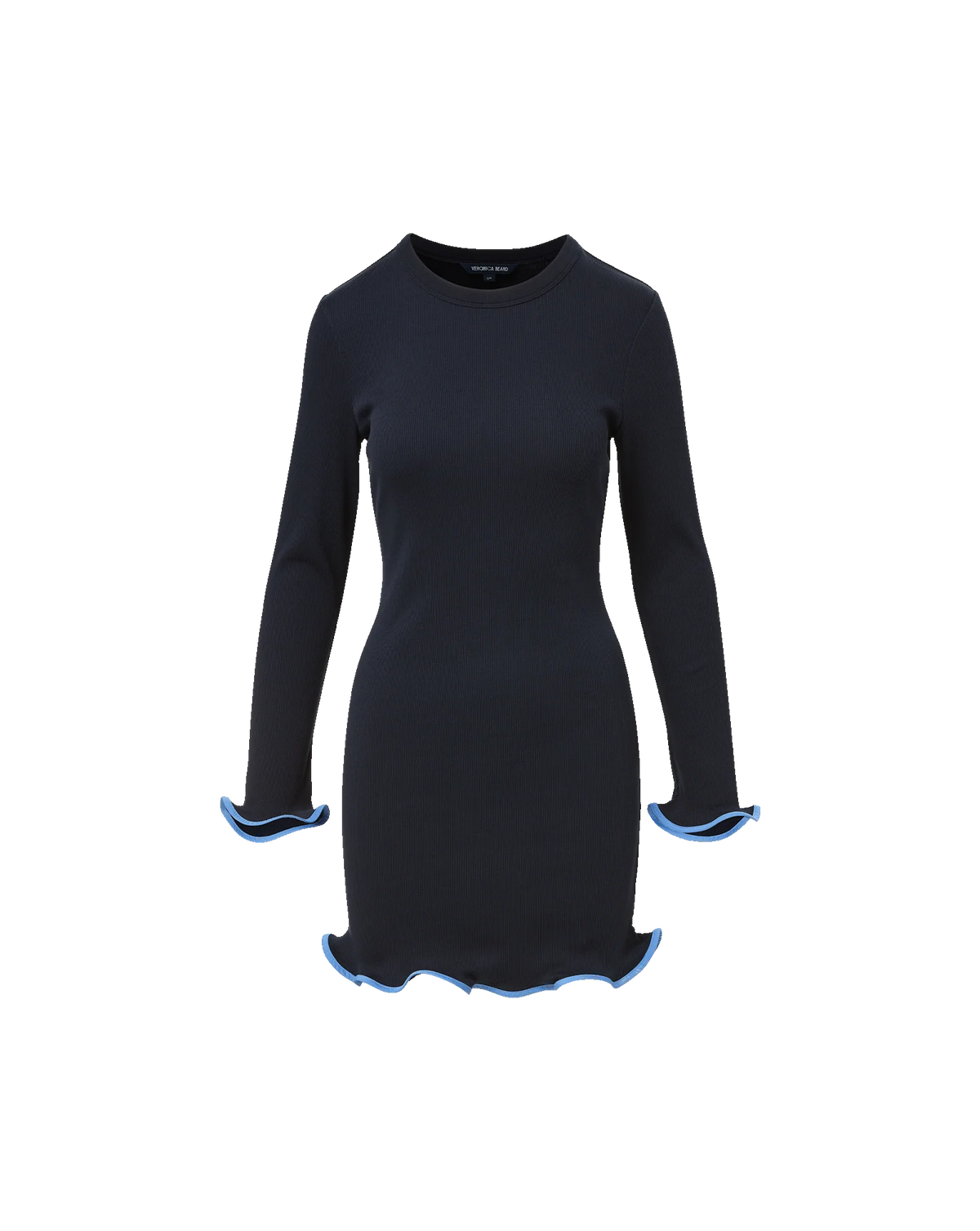 Baranova Ruffle-Trim Mini Dress