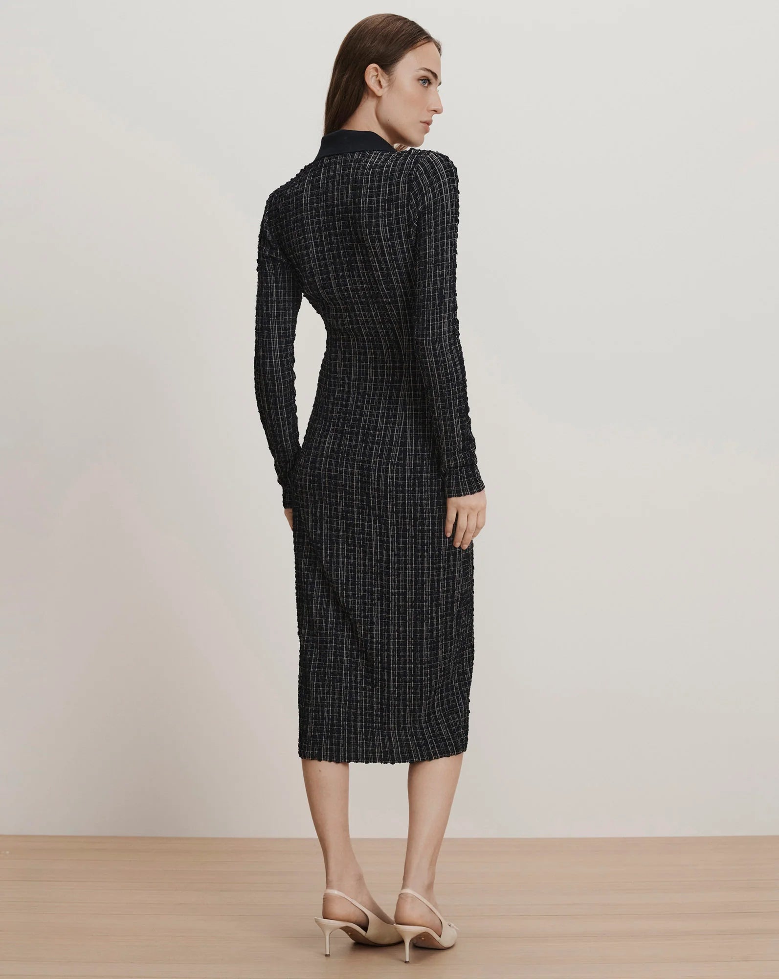 Barrett Plaid Midi Dress