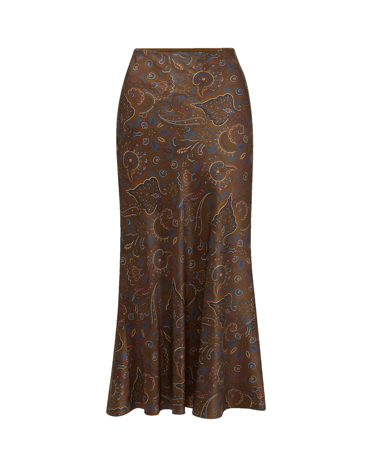 Clover Paisley Midi Skirt