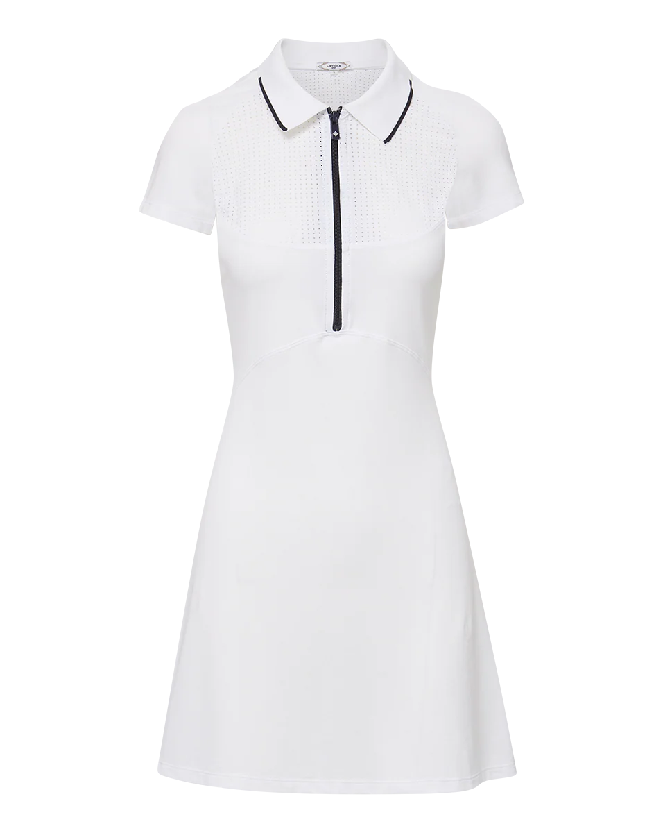 Performance Mesh Polo Dress