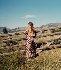 MAXIME DRESS -- NORFOLK PLAID