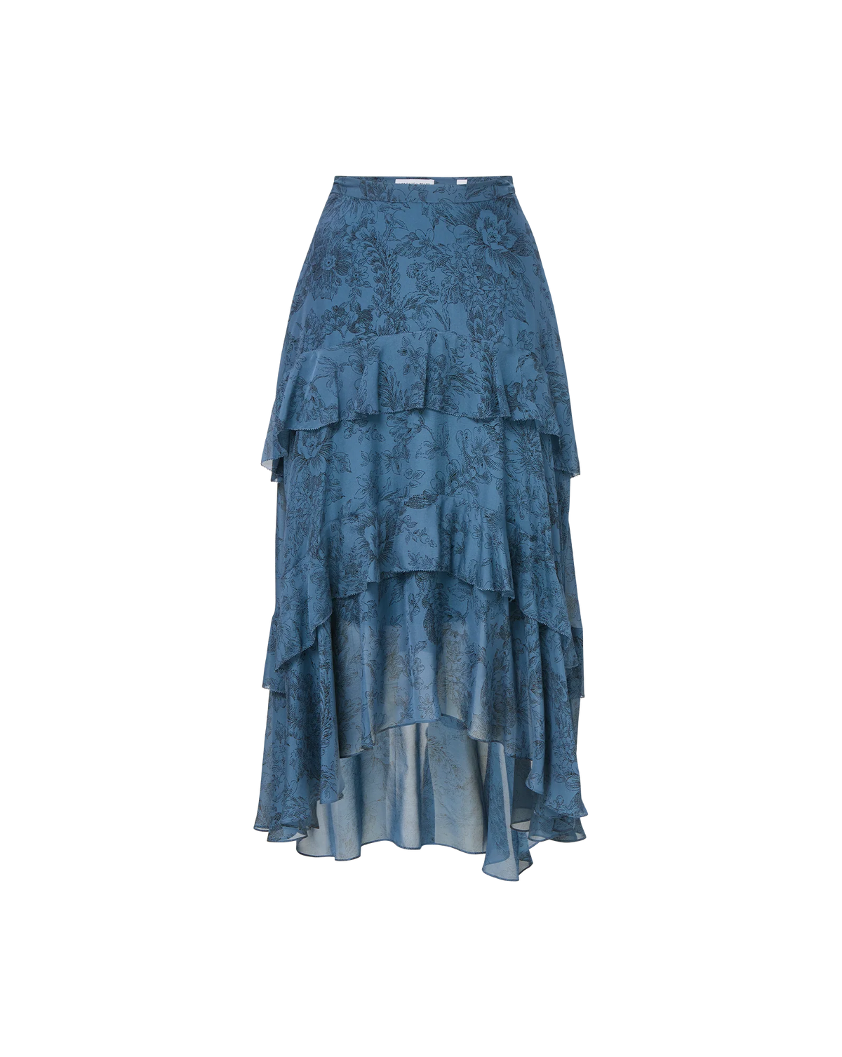 Graeme Silk Midi Skirt