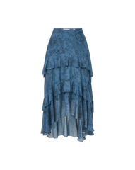 Graeme Silk Midi Skirt