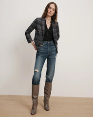 Schoolboy Plaid Dickey Jacket