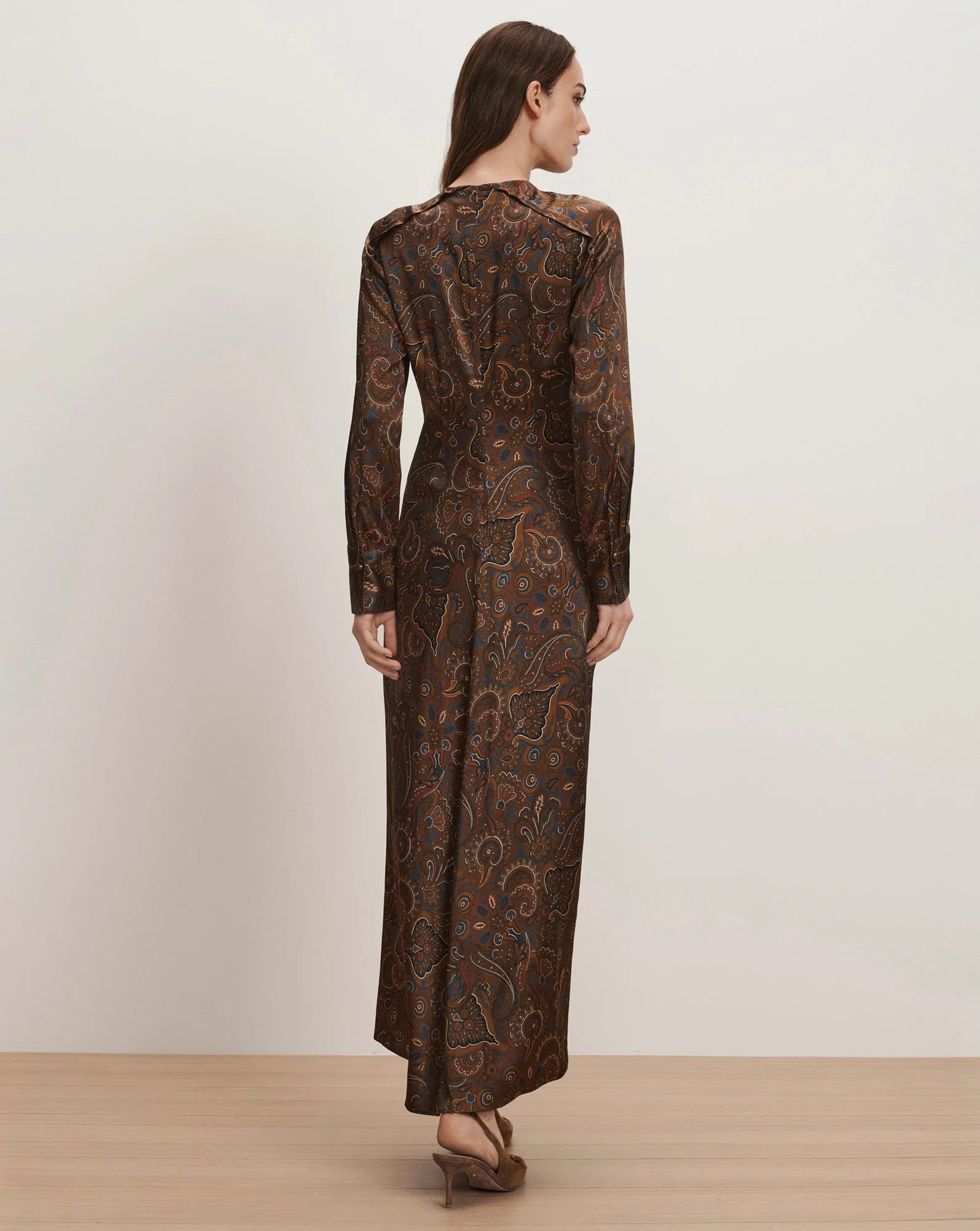 Irma Stretch-Silk Midi Dress