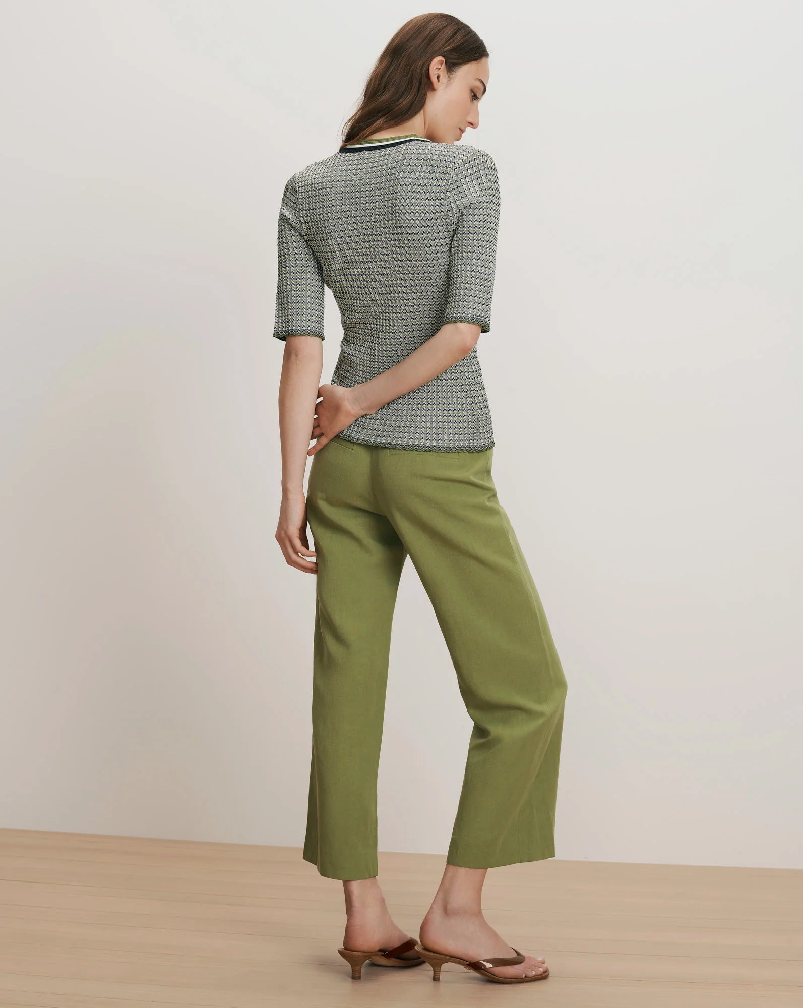 Calliope Knit Button-Front Top