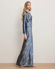 Ember Silk-Blend Maxi Dress