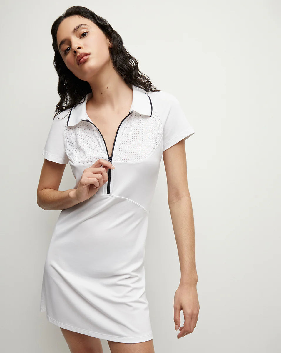 Performance Mesh Polo Dress
