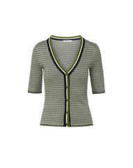 Calliope Knit Button-Front Top