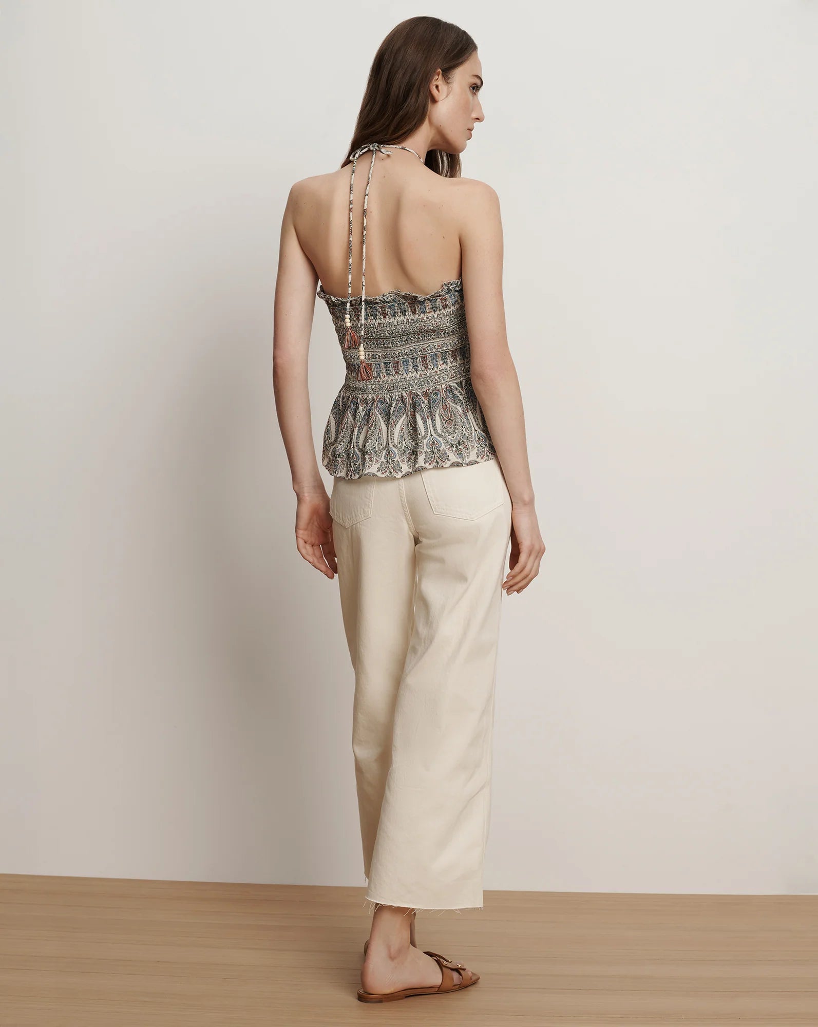 Damsey Smocked Halter Top