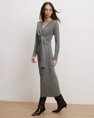 Salomez Wrap Midi Dress