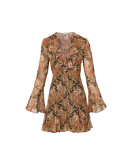 Adrienne Silk Mini Dress