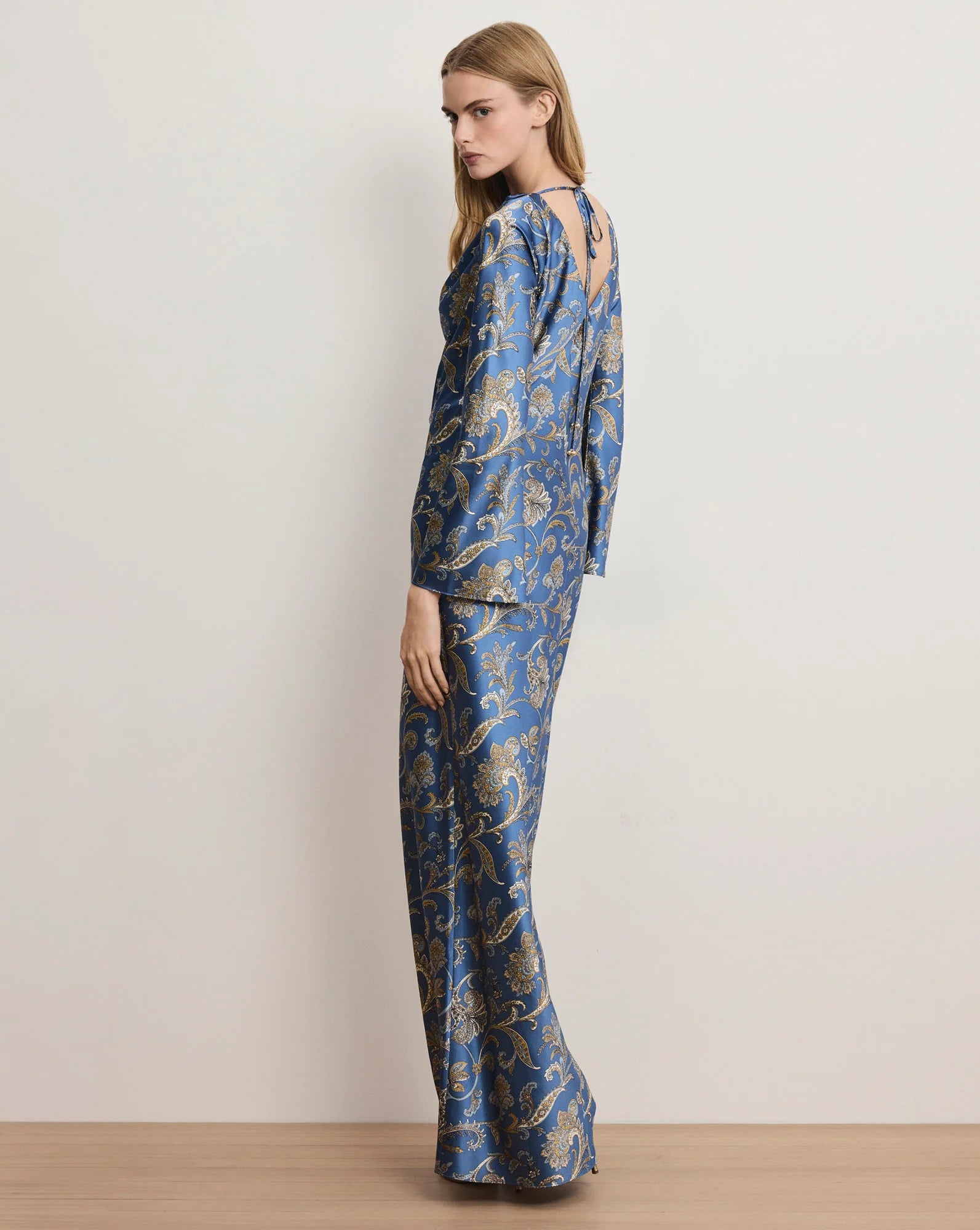 Ember Silk-Blend Maxi Dress