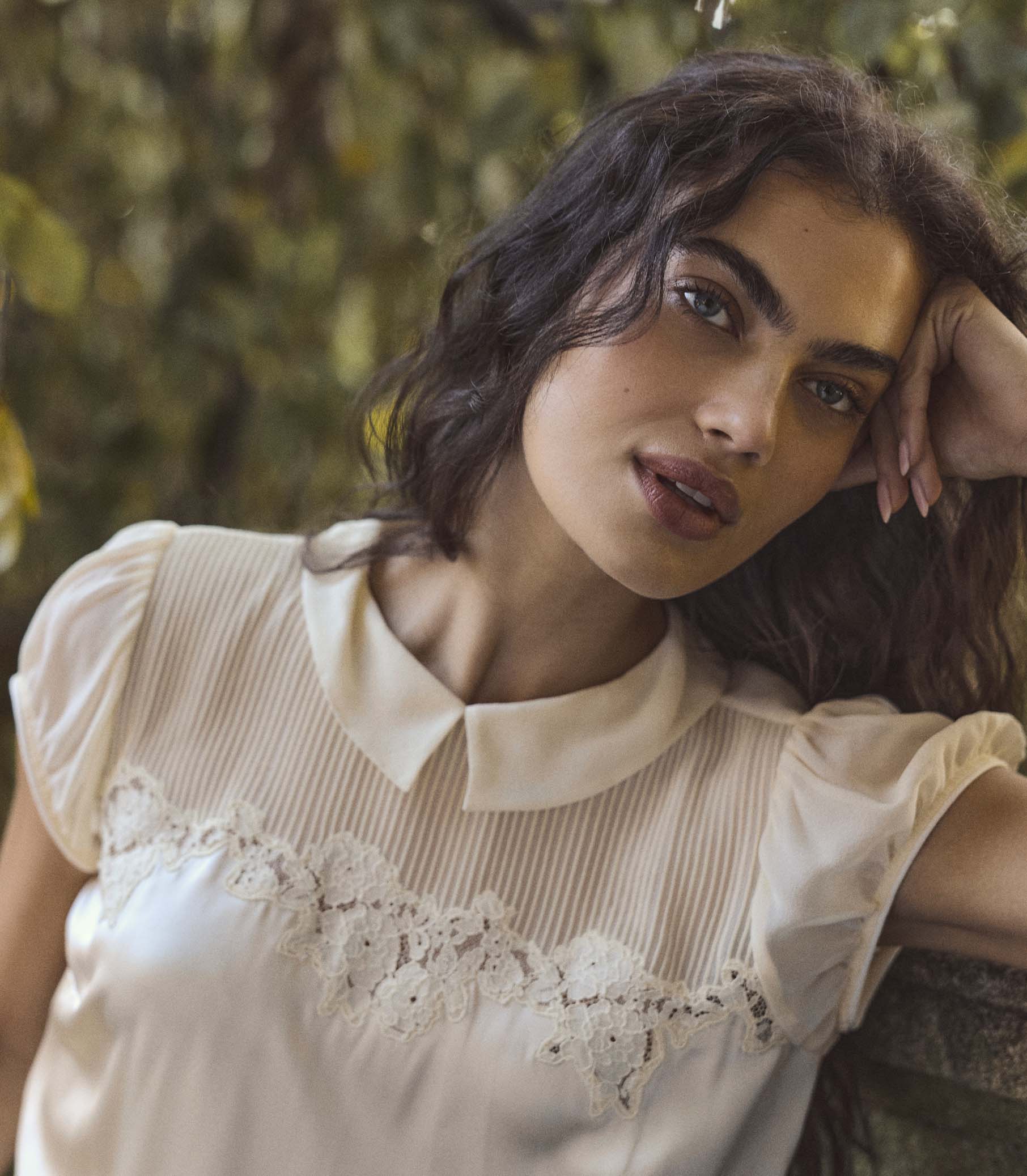 PERLE DRESS -- VANILLA