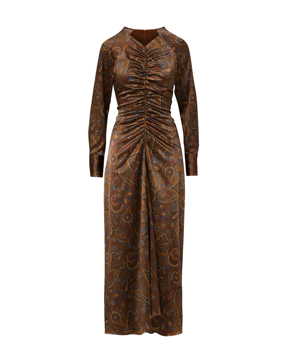 Irma Stretch-Silk Midi Dress