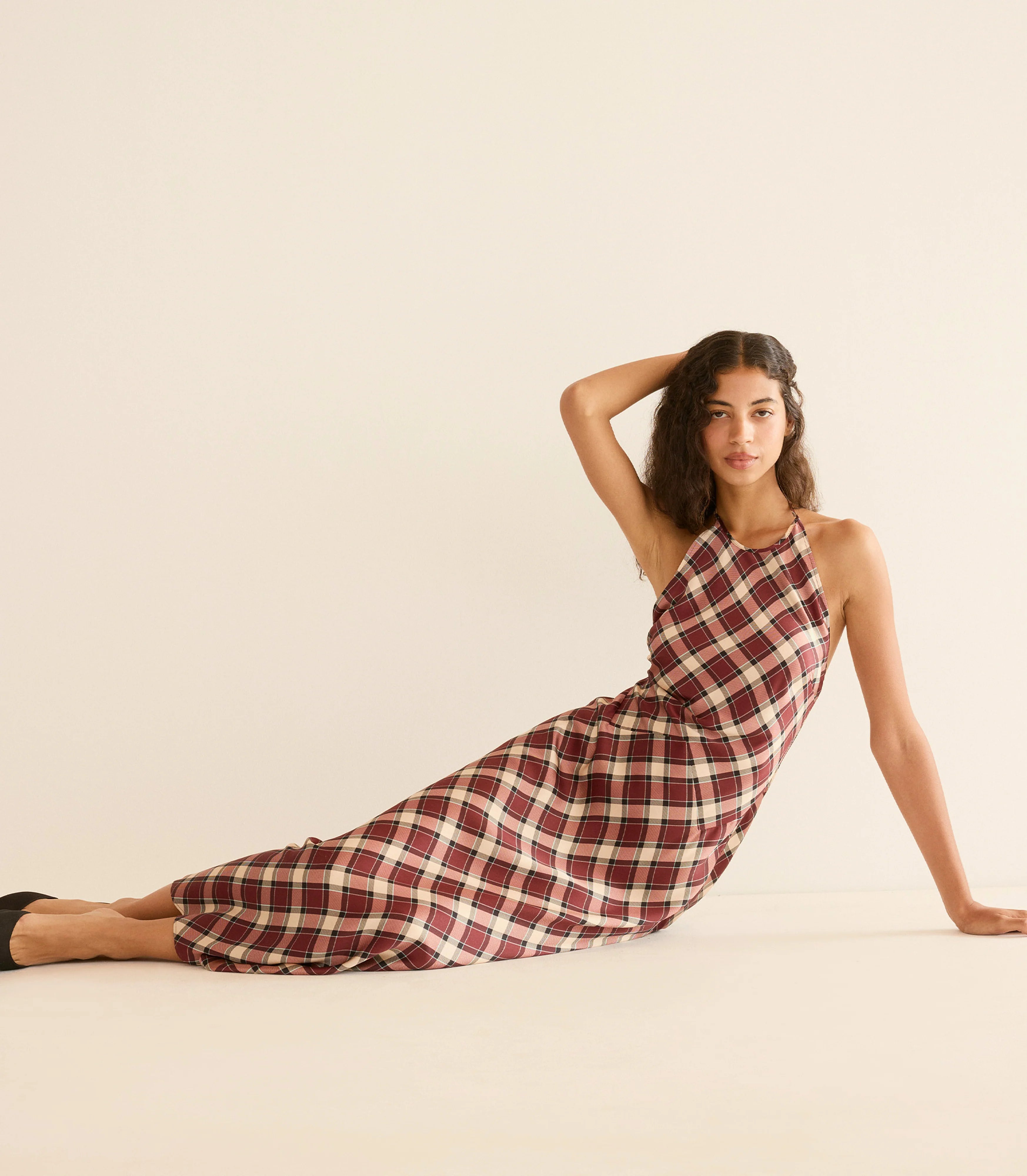 MAXIME DRESS -- NORFOLK PLAID