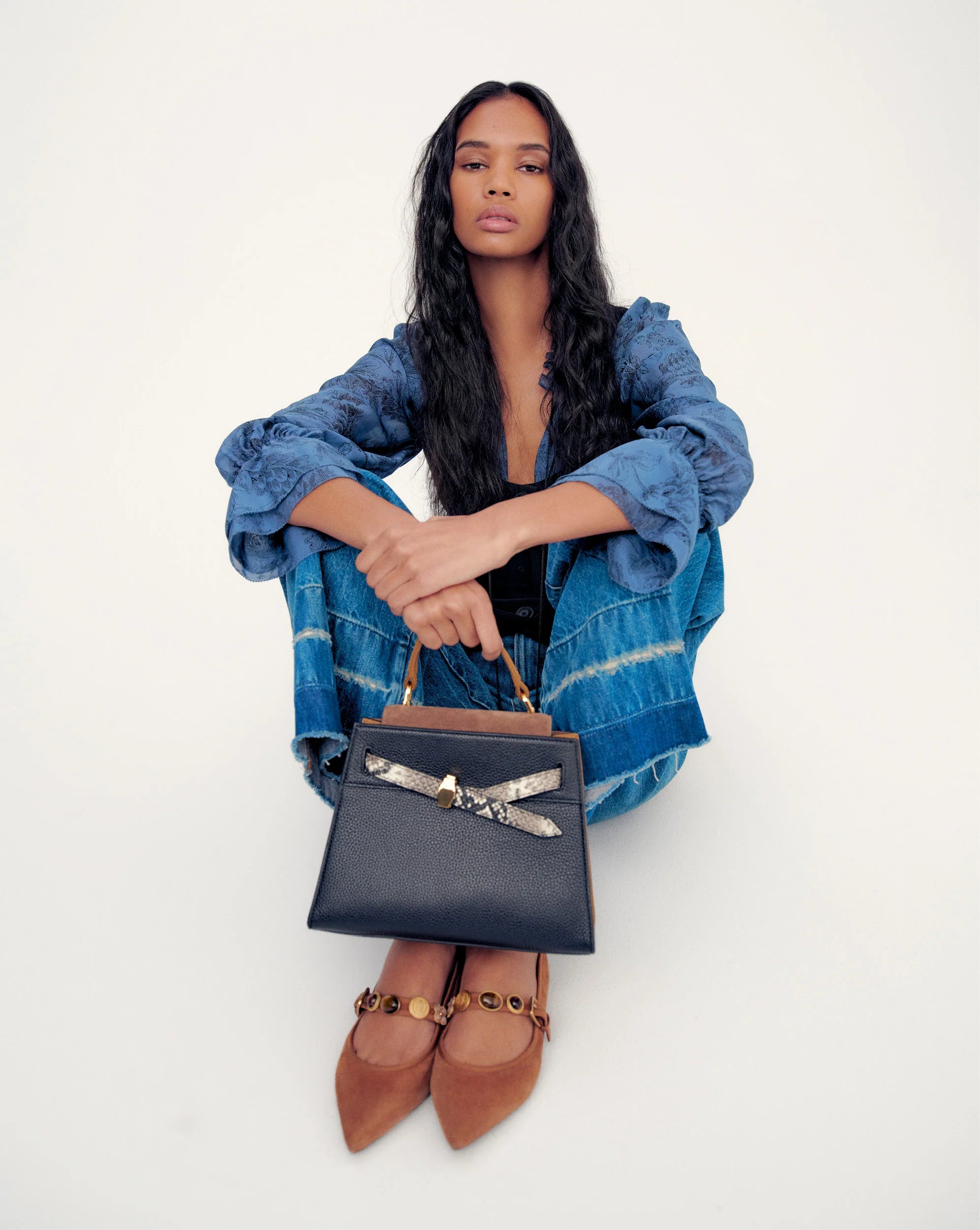 Veronica Beard Dash Top-Handle Bag