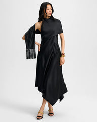 Wyndham Silk Midi Dress