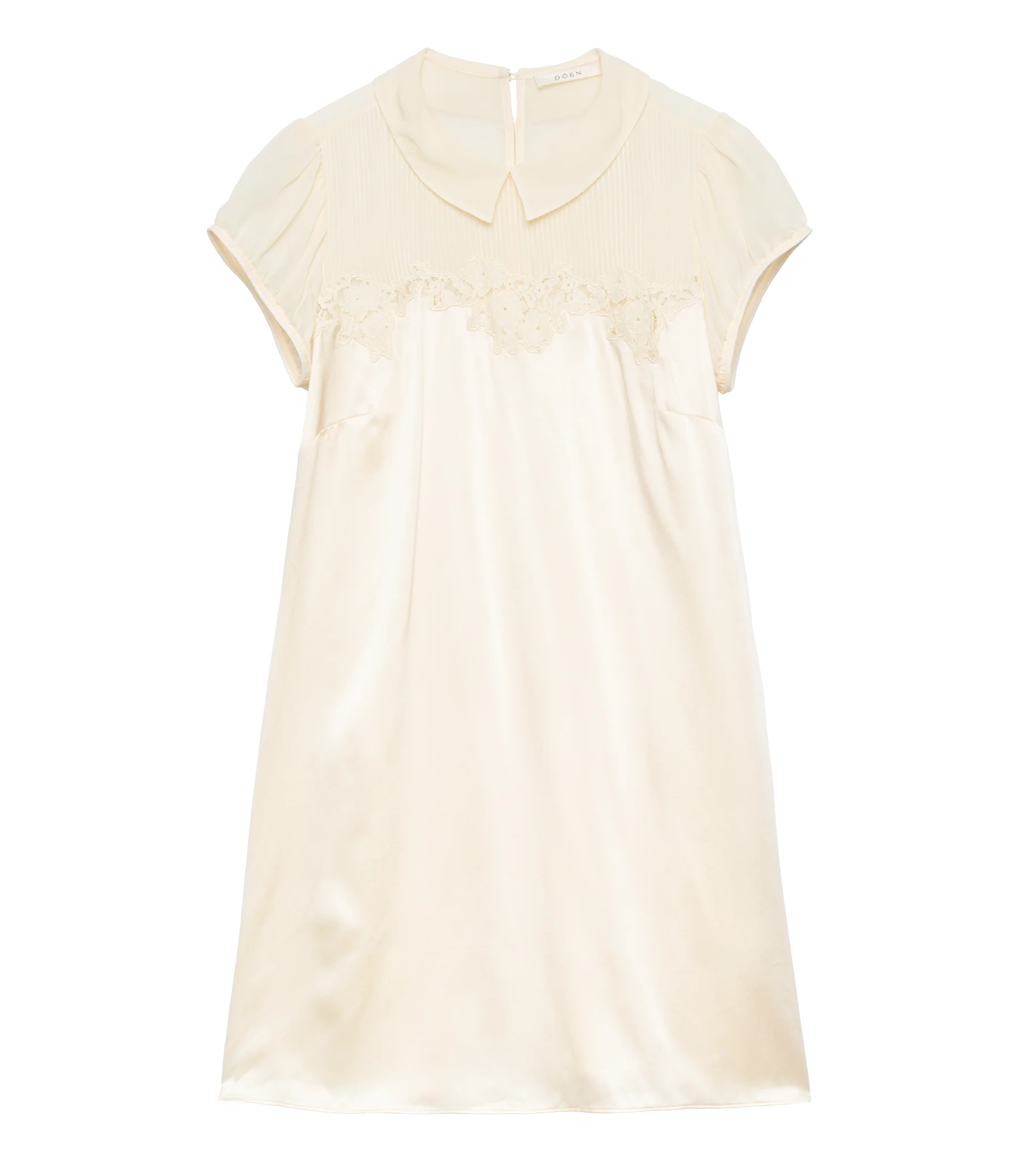 PERLE DRESS -- VANILLA