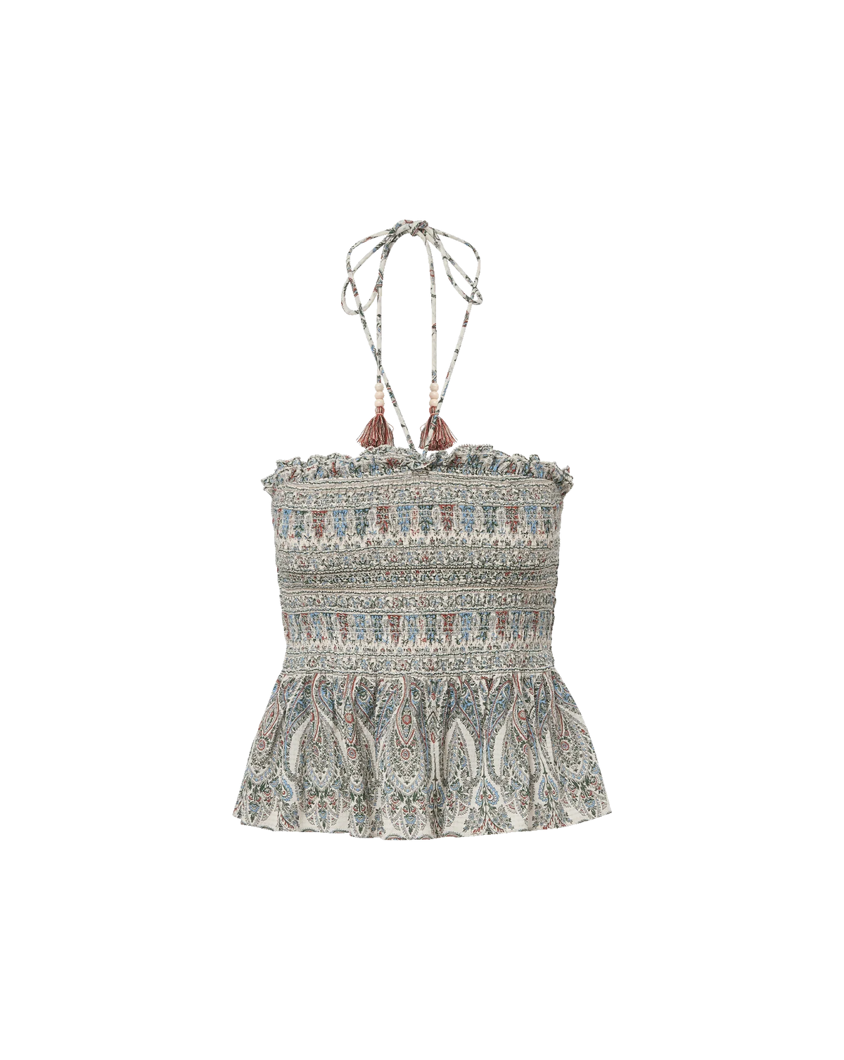 Damsey Smocked Halter Top