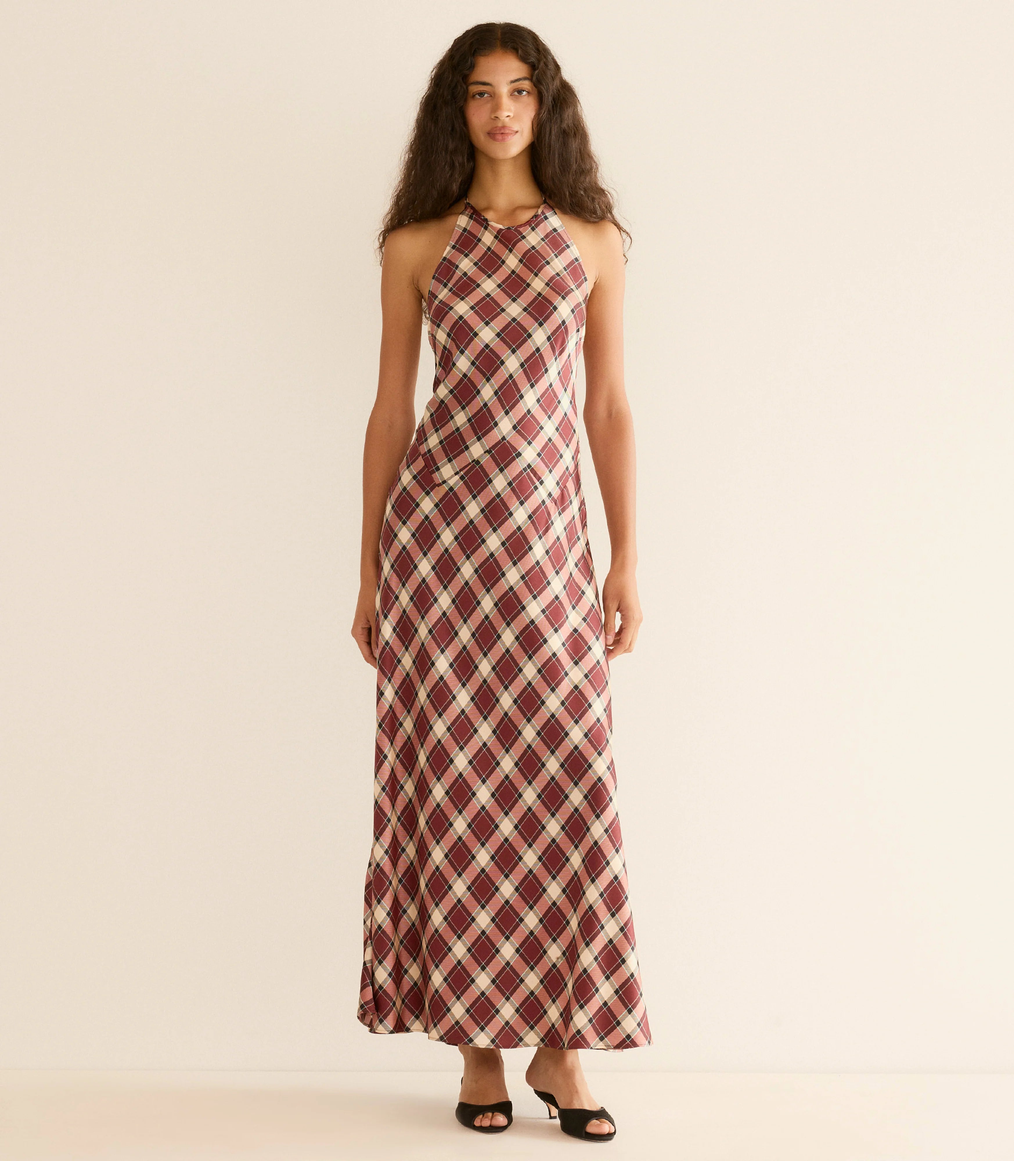 MAXIME DRESS -- NORFOLK PLAID