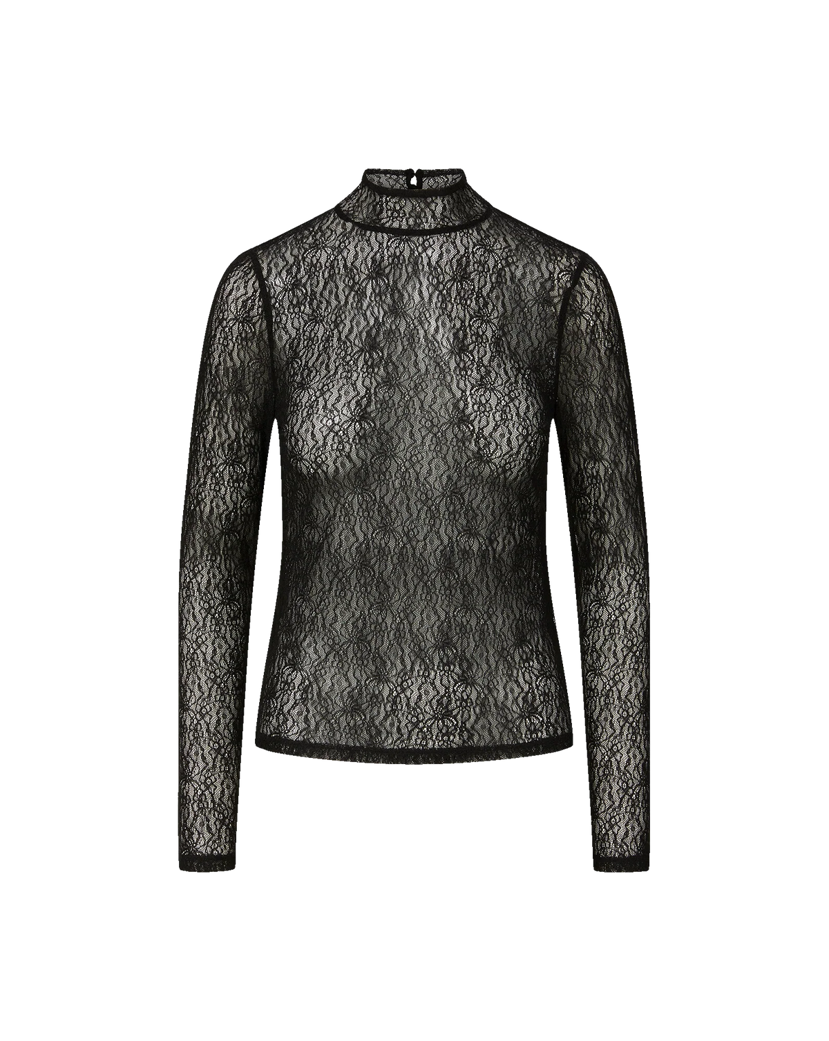 Nate Lace Mock-Neck Top