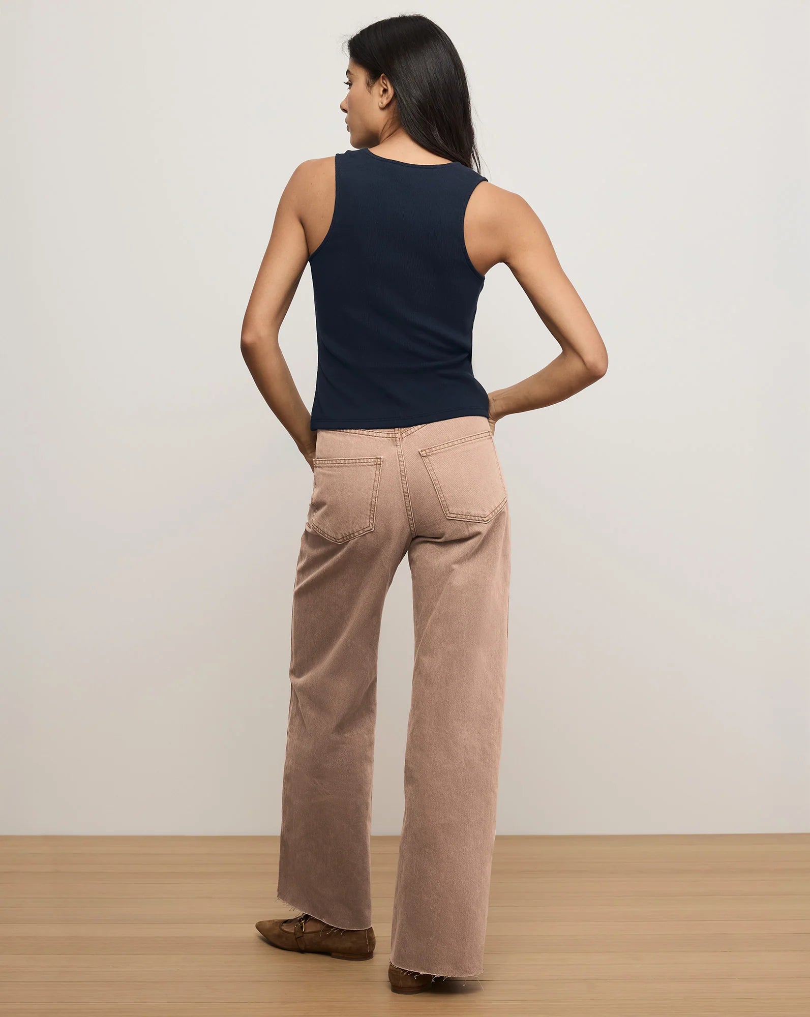 Hoorne Button-Down Tank Top